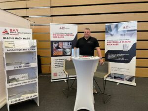 Messestand von BAR Blech-Abkantservice Rennack auf der Havellandbau in Oranienburg